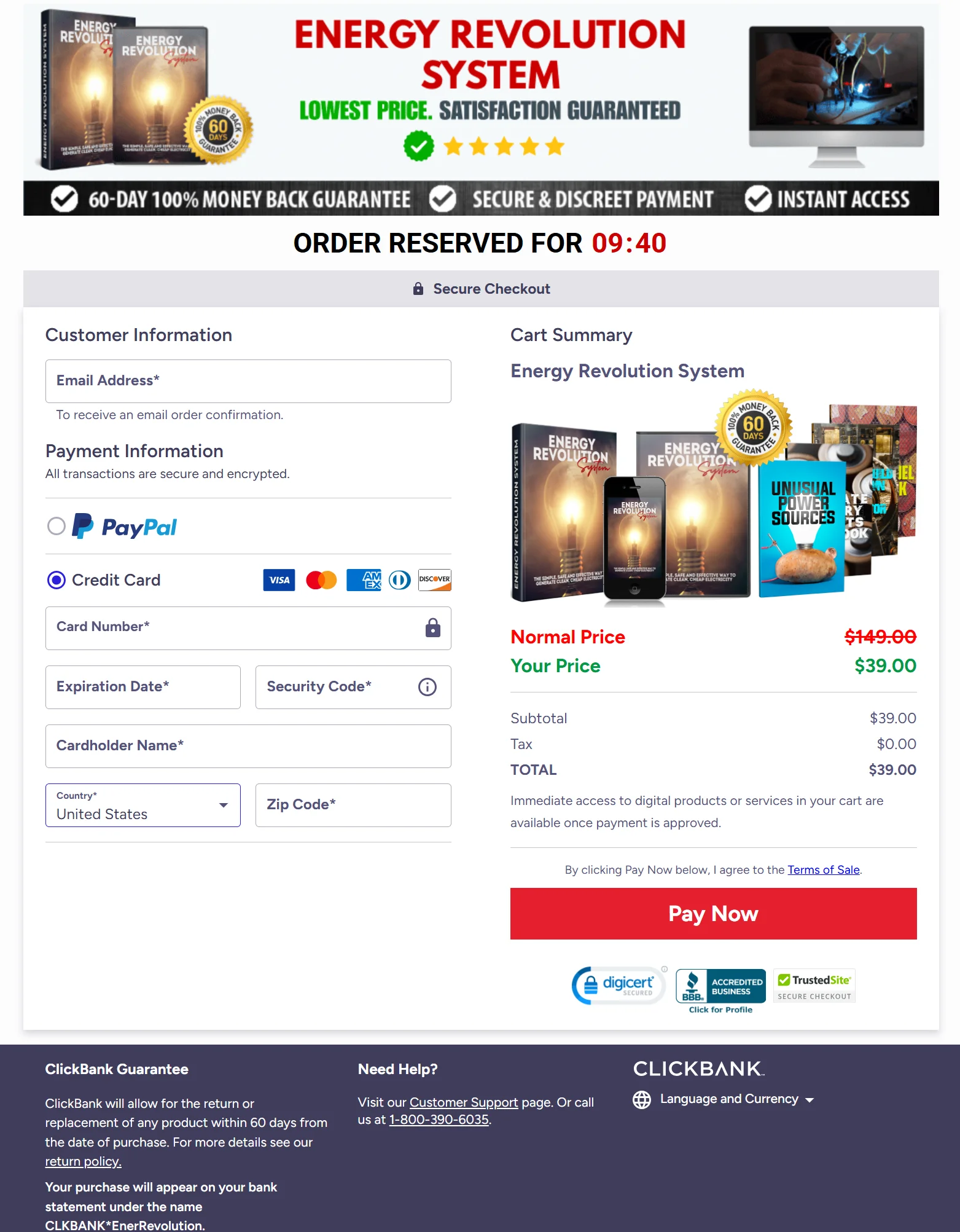 Payment Steps